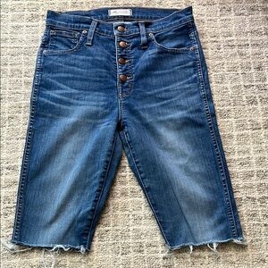 Madewell denim Bermuda shorts, 28